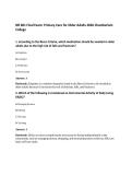 NR 601 Final Exam&colon; Primary Care for Older Adults 2026 Chamberlain College