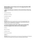 NR 601 Midterm Exam&colon; Primary Care for the Aging Population 2026 Chamberlain College