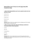 NR 601 Midterm Exam&colon; Primary Care of the Aging Family 2026 Chamberlain College