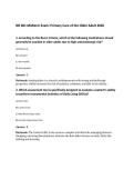 NR 601 Midterm Exam&colon; Primary Care of the Older Adult 2026