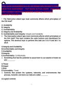 WGU D430 Fundamentals of Information Security Exam Questions and Answers 2024&ndash;2026 &vert; Objective Assessment A&plus; Verified Study Guide