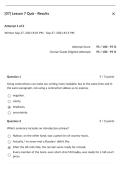 EN 130&vert;LESSON QUIZ 7&vert;Nicole Isamoyer - English Composition II - Parent Organization&vert; Updated 2026&vert;Ashworth College
