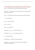 CGN 3501C Midterm 2 Exam &vert; UPDATED Questions with 100&percnt; Correct Answers