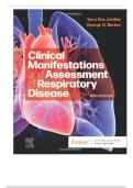 Clinical Manifestations & Assessment of Respiratory Disease 9th Edition Test Bank 2026 &vert; Verified Questions & Answers