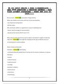 NR 324 ADULT HEALTH I EXAM 3&lbrace;CHAMBERLAIN&rcub; &ndash; REAL EXAM QUESTIONS & VERIFIED ANSWERS &ndash; PASS FIRST ATTEMPT GUARANTEED &ndash; BRAND NEW 2026 UPDATE&excl;&excl;&excl;&excl;&excl;