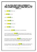 NR 324 ADULT HEALTH EXAM 1&lbrace;CHAMBERLAIN&rcub; &ndash; REAL EXAM QUESTIONS & VERIFIED ANSWERS &ndash; PASS FIRST ATTEMPT GUARANTEED &ndash; BRAND NEW 2026 UPDATE&excl;&excl;&excl;&excl;&excl;