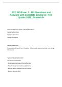 PSY 395 Exam 3 &vert; 182 Questions and Answers with Complete Solutions &vert; New Update 2026 &vert; Graded A&plus;