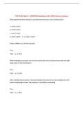 CIST 1122 Quiz 4 &vert; UPDATED Questions with 100&percnt; Correct Answers