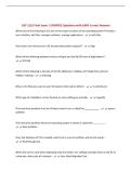 CIST 1122 Final Exam &vert; UPDATED Questions with 100&percnt; Correct Answers