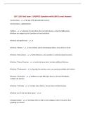 CIST 1130 Final Exam &vert; UPDATED Questions with 100&percnt; Correct Answers