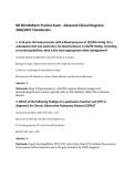 NR 603 Midterm Practice Exam - Advanced Clinical Diagnosis  2026&sol;2027 Chamberlain &vert;Package Deal 