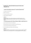 NU 578 Unit 1&colon; Advanced Health Assessment Practice Exam 2026&sol;2027 USA