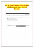 ATI RN Comprehensive Predictor Exam  2025-2026 Actual Exam with NGN  Questions