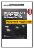 Introduction to Operations & Supply Chain Management PPT &lpar;5th Edition&comma; 2021 &ndash; Bozarth & Handfield&rpar; &vert; Complete PowerPoint Slides