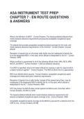 ASA INSTRUMENT TEST PREP CHAPTER 7 - EN ROUTE QUESTIONS & ANSWERS