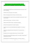 NIGHTINGALE COLLEGE ANATOMY WEEK9 QUIZZES WITH ANSWER  UPDATED 2026 &ndash; 2027 &period;