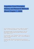 Cognition Core Principles&comma; History&comma; and Research Methods &lpar;Revel Chapter 1&comma; 2026&rpar;