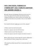 WGU C840 DIGITAL FORENSICS 2026  BUNDLED EXAMS COMPLETE QUESTIONS  ANSWERS PREMIUM STUDY RESOURCE  GRADED A&plus; 