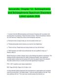 Varcarolis&colon; Chapter 12 - Schizophrenia and Schizophrenia Spectrum Disorders Latest update 2026