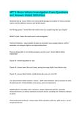 MPTC Motor Vehicle Investigation Exam Questions and Answers Rated 100&percnt; Pass