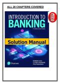 Introduction to Banking &lpar;3rd Edition &ndash; Casu&comma; Girardone & Molyneux&rpar; &vert; Complete Solutions Manual PDF