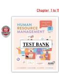 Test Bank for Human Resource Management&colon; Strategy and Practice&comma; 11th Edition &ndash; Nankervis