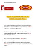 WGU C214 MULTIPLE ATTEMPT STUDY GUIDE EXAM QUESTIONS AND ANSWERS GRADED A&plus;