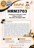 HRM3703 Assignment 2 &lpar;COMPLETE ANSWERS&rpar; Semester 2 2026 - DUE 26 August 2026
