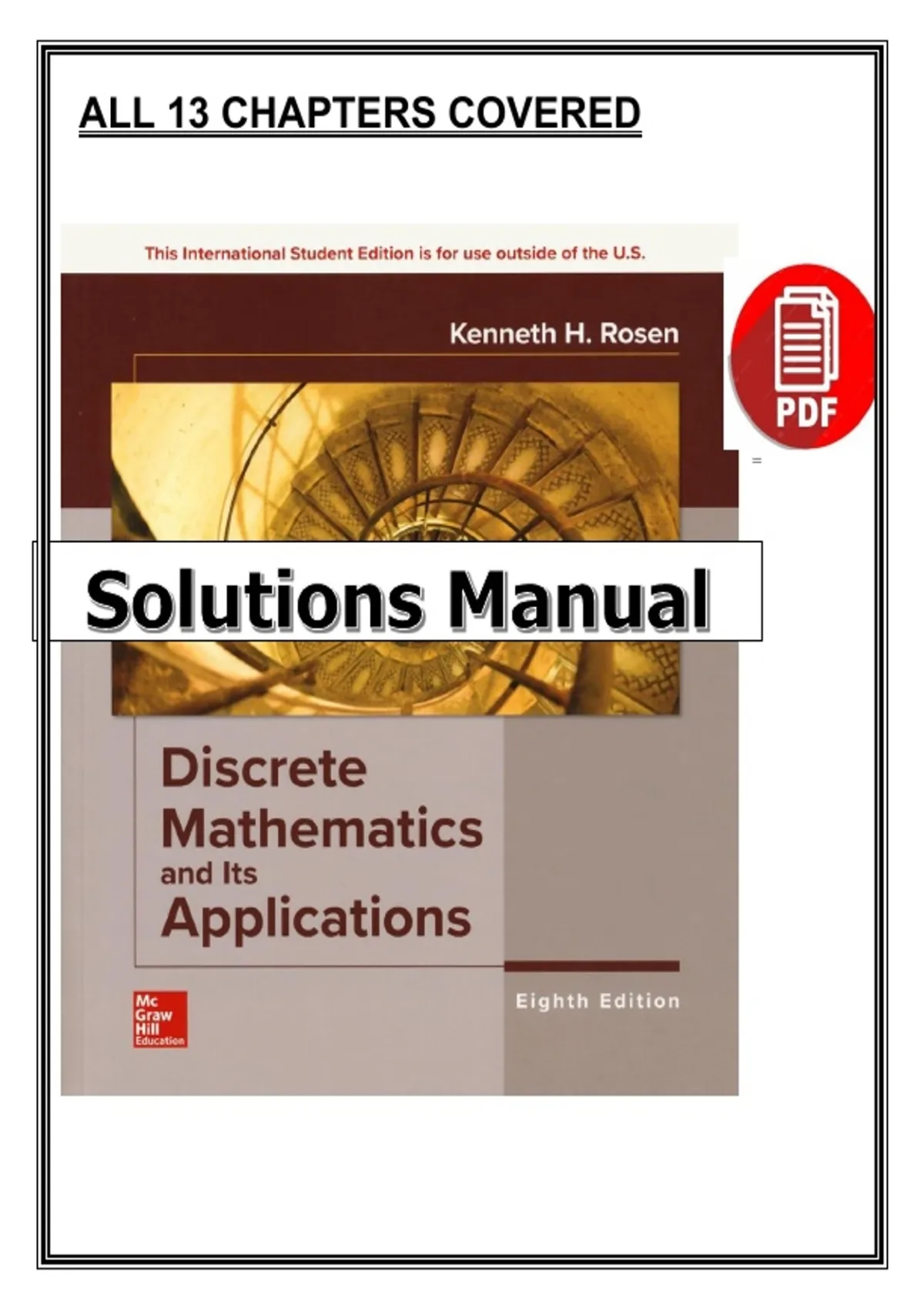 Discrete Mathematics and Its Applications (8th Edition, 2019 – Kenneth ...