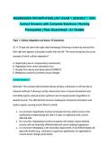 RASMUSSEN PATHOPHYSIOLOGY EXAM 1 2026&sol;2027 &vert; 100&percnt; Correct Answers with Complete Solutions &vert; Nursing Prerequisite &vert; Pass Guaranteed - A&plus; Graded