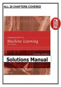 Introduction to Machine Learning &lpar;4th Edition&comma; 2020 &ndash; Ethem Alpaydin&rpar; &vert; Complete Solutions Manual PDF
