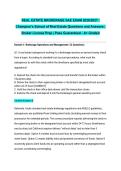 REAL ESTATE BROKERAGE SAE EXAM 2026&sol;2027 &vert; Champion's School of Real Estate Questions and Answers &vert; Broker License Prep &vert; Pass Guaranteed - A&plus; Graded