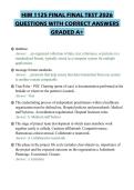 HIM 1125 FINAL FINAL TEST 2026 QUESTIONS WITH CORRECT ANSWERS GRADED A&plus;