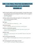 HIM 1125 FINAL PRACTICE EXAMINATION 2026 QUESTIONS WITH ANSWERS GRADED A&plus;