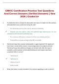 OMVIC Certification Practice Test Questions And Correct Answers &lpar;Verified Answers&rpar; &vert; New 2026 &vert; Graded A&plus;