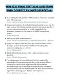 HIM 1257 FINAL TEST 2026 QUESTIONS WITH CORRECT ANSWERS GRADED A&plus;