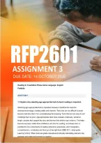 RFP2601 Assignment 3 Portfolio 2026 - Due 14 October 2026