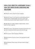 WGU C949 OBJECTIVE ASSESSMENT EXAM 2 2026 TEST PAPER SOLVED QUESTIONS AND SOLUTIONS