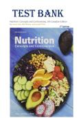 Test Bank for Nutrition&colon; Concepts and Controversies&comma; 5th Canadian Edition by Frances Sizer&comma; Ellie Whitney&comma; and Leonard Pich&eacute;&period; &vert;&vert; ALL Chapters coverd&vert;&vert; Complete Guide A&plus;