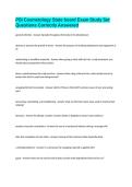 PSI Cosmetology State board Exam Study Set Questions Correctly Answered