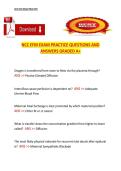 NCC EFM Exam Practice &ndash; Questions and Answers &lpar;A&plus; Grade&rpar;