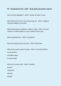 PN &ndash; Fundamentals Test 1&comma; 2026 &ndash; Study guide and practice material