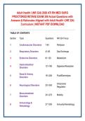 Adult Health I &lpar;NR 324&rpar; & Adult Health II &lpar;NR 325&rpar; with ATI RN Medical-Surgical Proctored Exam 2026&ndash;2028 Ultimate Bundle&colon; 1&comma;000&plus; High-Yield Practice Questions with Answers & Detailed Rationales &mdash; Complete Integrated Study Guide for Full Med-Surg Course Ma