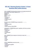 NTR 108 - Mastering Nutrition Chapter 1-4 Exam Questions With Verified Answers