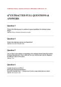 CS 6400 Exam 1&comma; 2&comma; 3 and 4 Bundle with complete solutions&period;