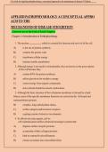 APPLIED PATHOPHYSIOLOGY A CONCEPTUAL APPROACH TO THE MECHANISMS OF DISEASE 4TH EDITION TEST BANK &ndash; COMPLETE CHAPTERS &sol; CONTENT 