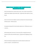 CSMLS Exam- Questions with Verified Answers  &lpar;Guaranteed Success&rpar;