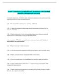 Csmls competency profile EXAM - Questions with Verified  Answers &lpar;Guaranteed Success&rpar;