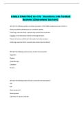 CSMLS PRACTISE test &num;2 - Questions with Verified  Answers &lpar;Guaranteed Success&rpar; 