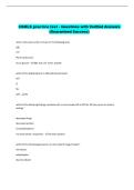 CSMLS practice test - Questions with Verified Answers  &lpar;Guaranteed Success&rpar; 